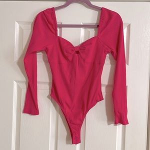 🇺🇸Glamorous Hot Pink Bodysuit. Size 8 NWT